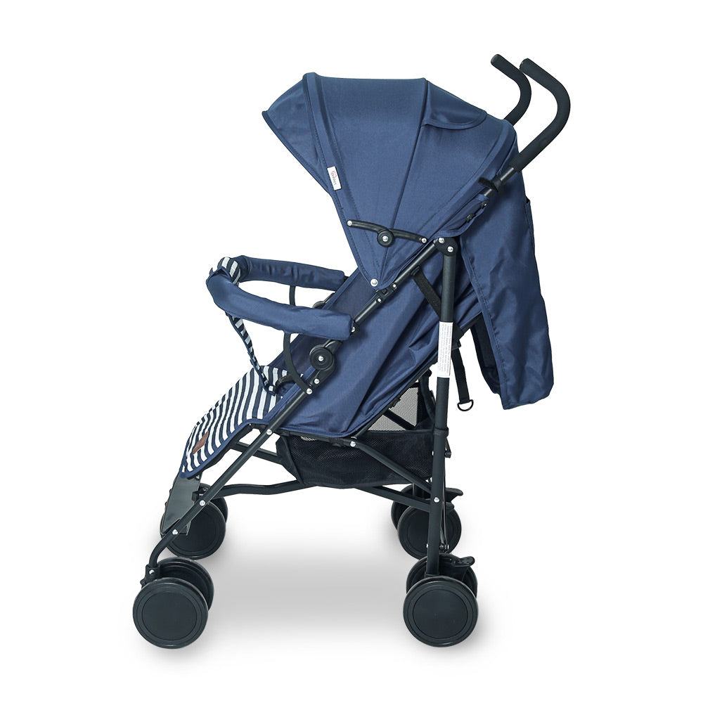 Baby Buggy Navy Blue Stripped Compact & Comfortable