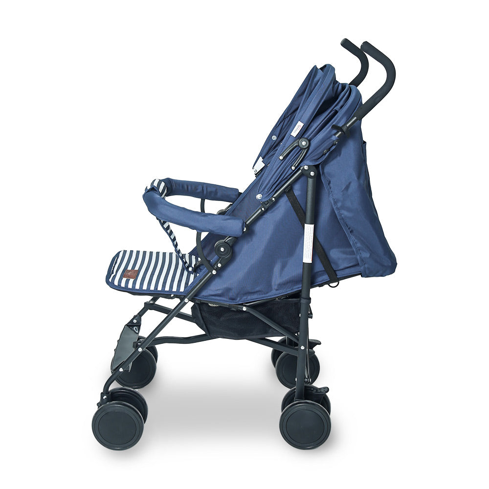 Baby Buggy Navy Blue Stripped Compact & Comfortable