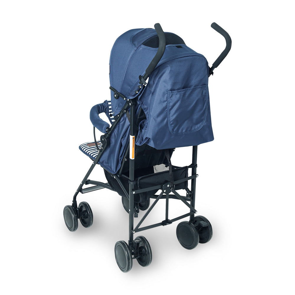 Baby Buggy Navy Blue Stripped Compact & Comfortable