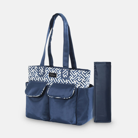 Tinnies Diaper Bags Navy Blue — Comfort, Space & Elegance in One Bag