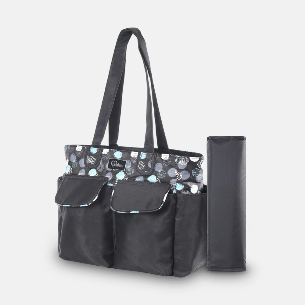 Tinnies Diaper Bags Black — Everyday Essentials, Effortlessly Organized