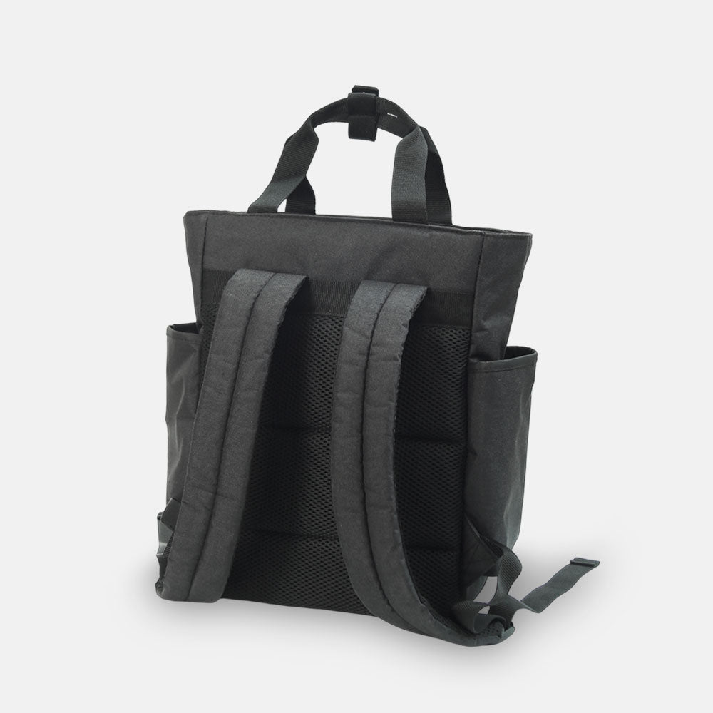 Baby Diaper Bag Pack Minimal Textured Black