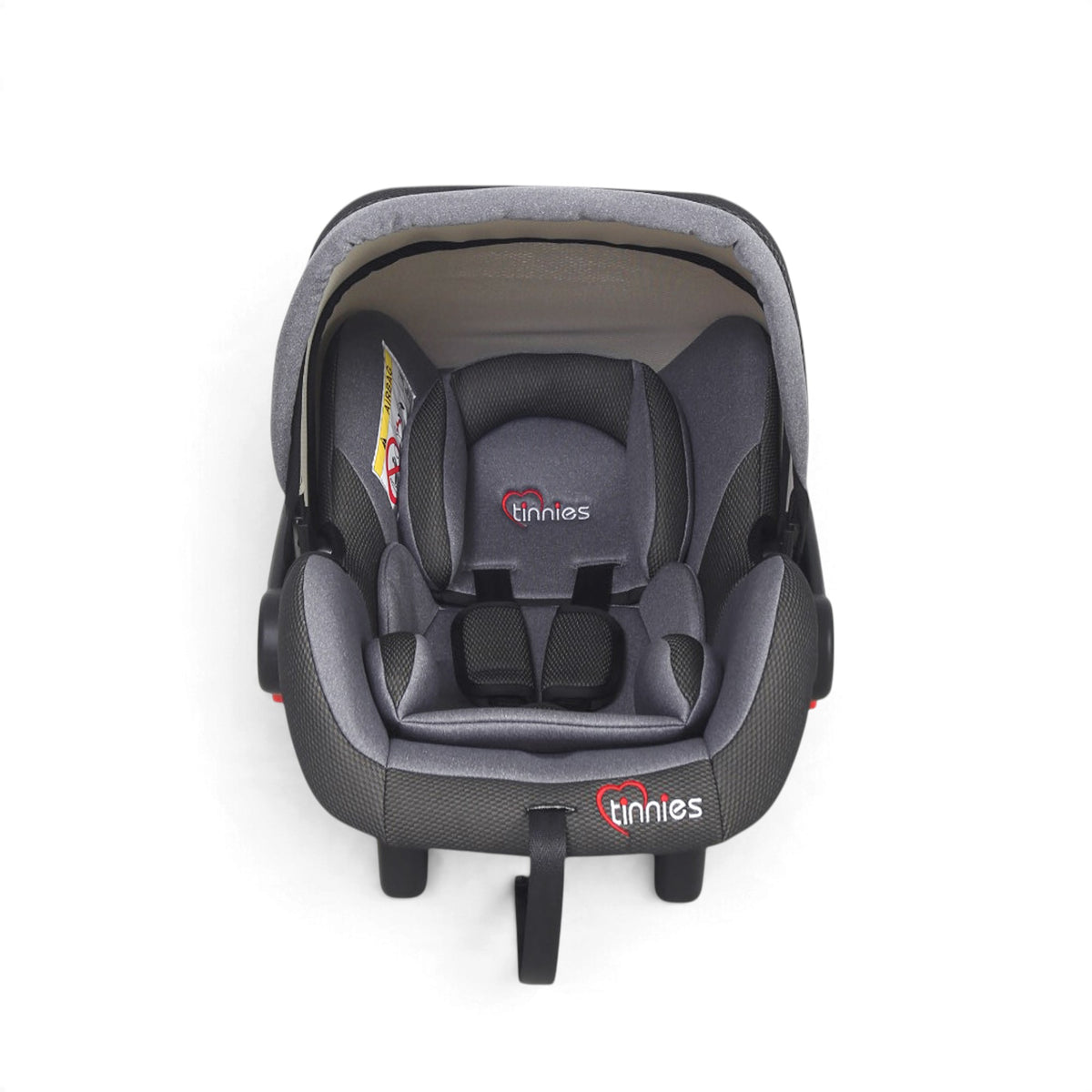 GREY BABY CAR SEAT & CARRIER – REAR-FACING, COMFORTABLE & SECURE