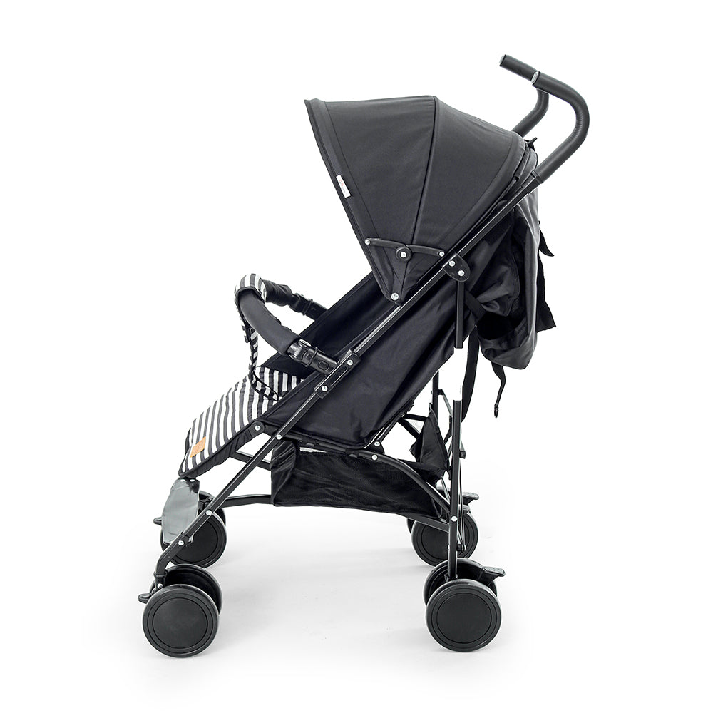 Tinnies Baby Buggy - Black Stripped