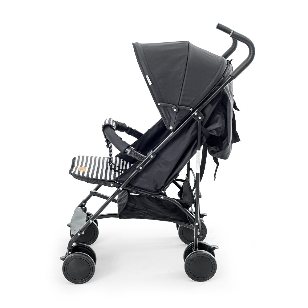 Tinnies Baby Buggy - Black Stripped