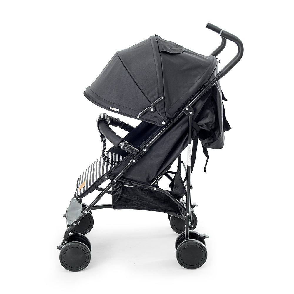 Tinnies Baby Buggy - Black Stripped