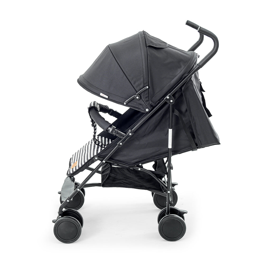 Tinnies Baby Buggy - Black Stripped