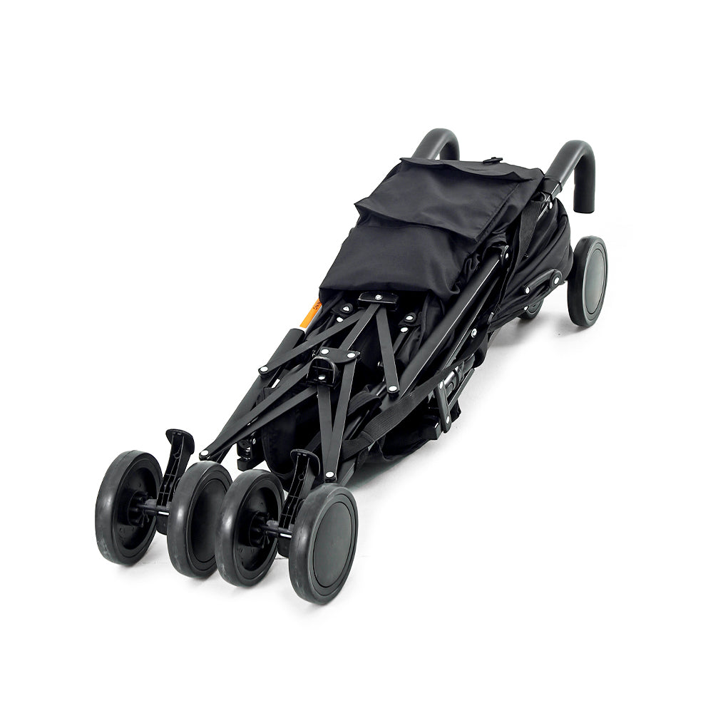 Tinnies Baby Buggy - Black Stripped