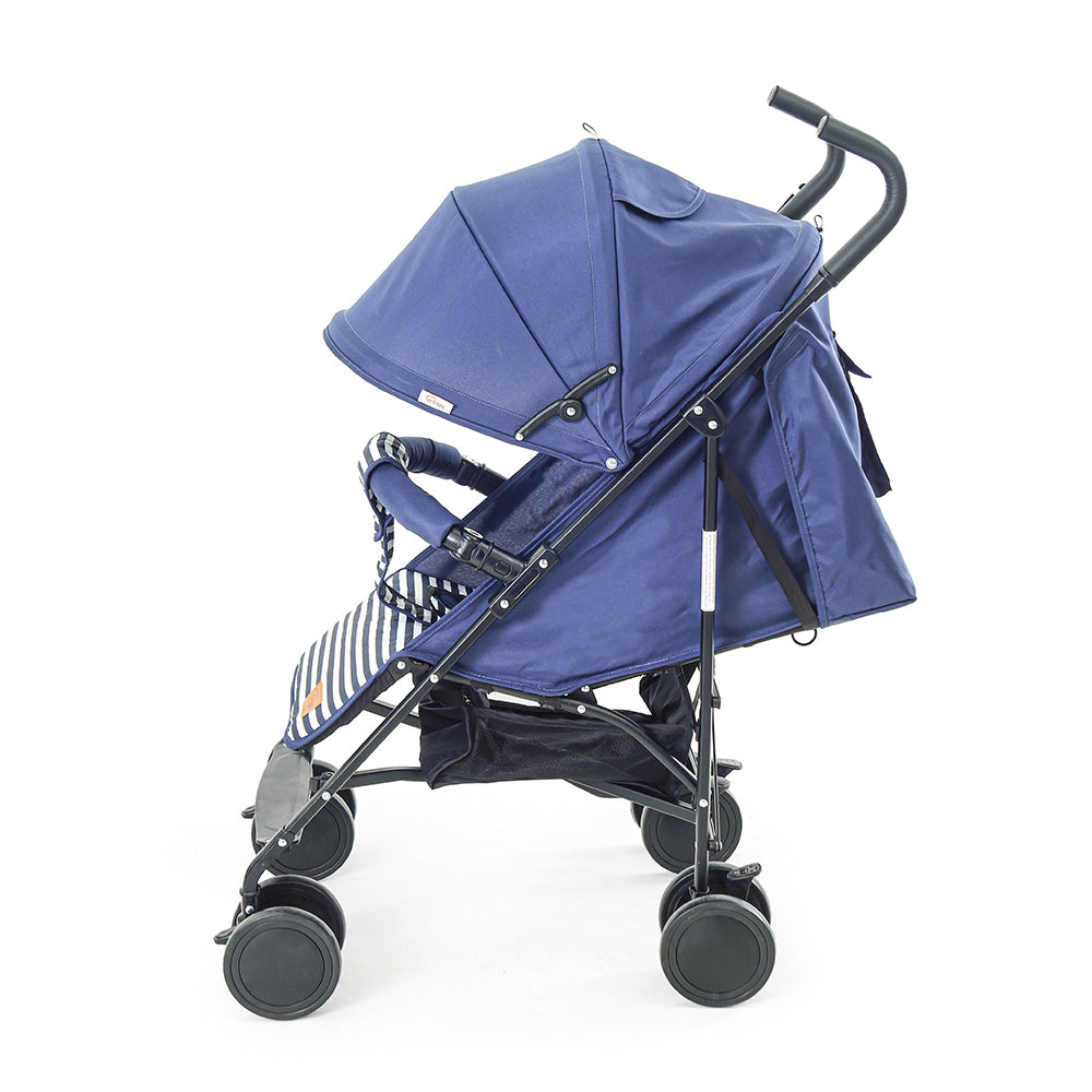 Tinnies Baby Buggy - Navy Blue Stripped