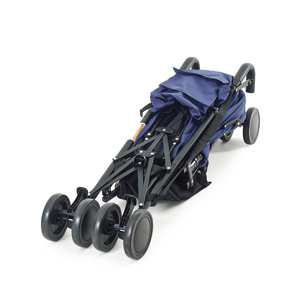 Tinnies Baby Buggy - Navy Blue Stripped