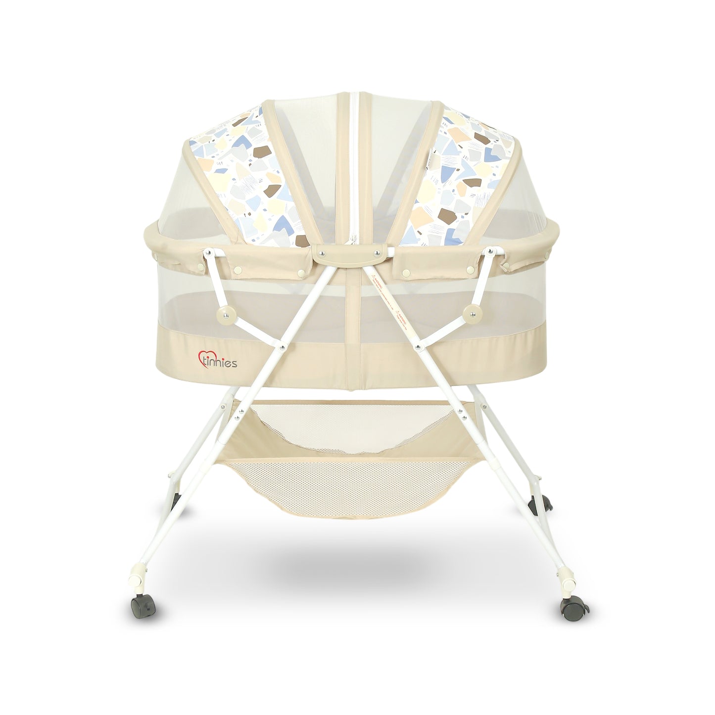 TINNIES PORTABLE BABY CRADLE BEIGE