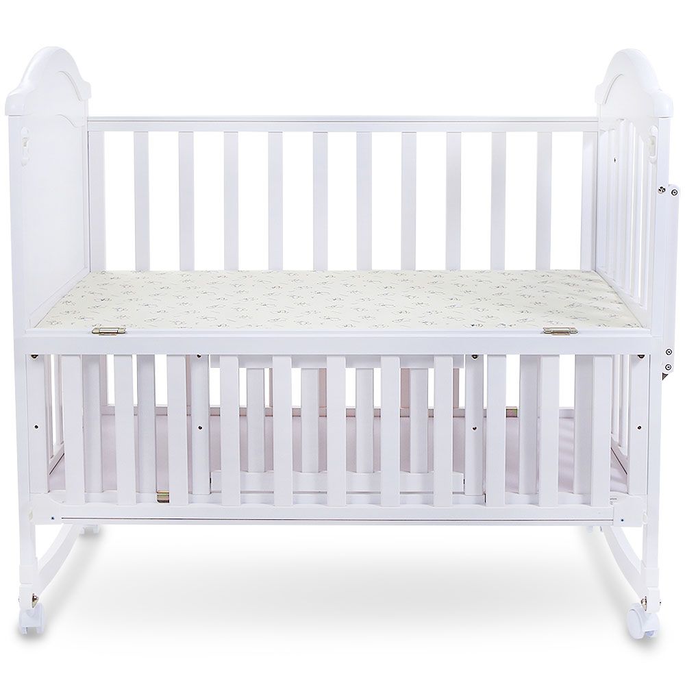 Wooden Cot - White