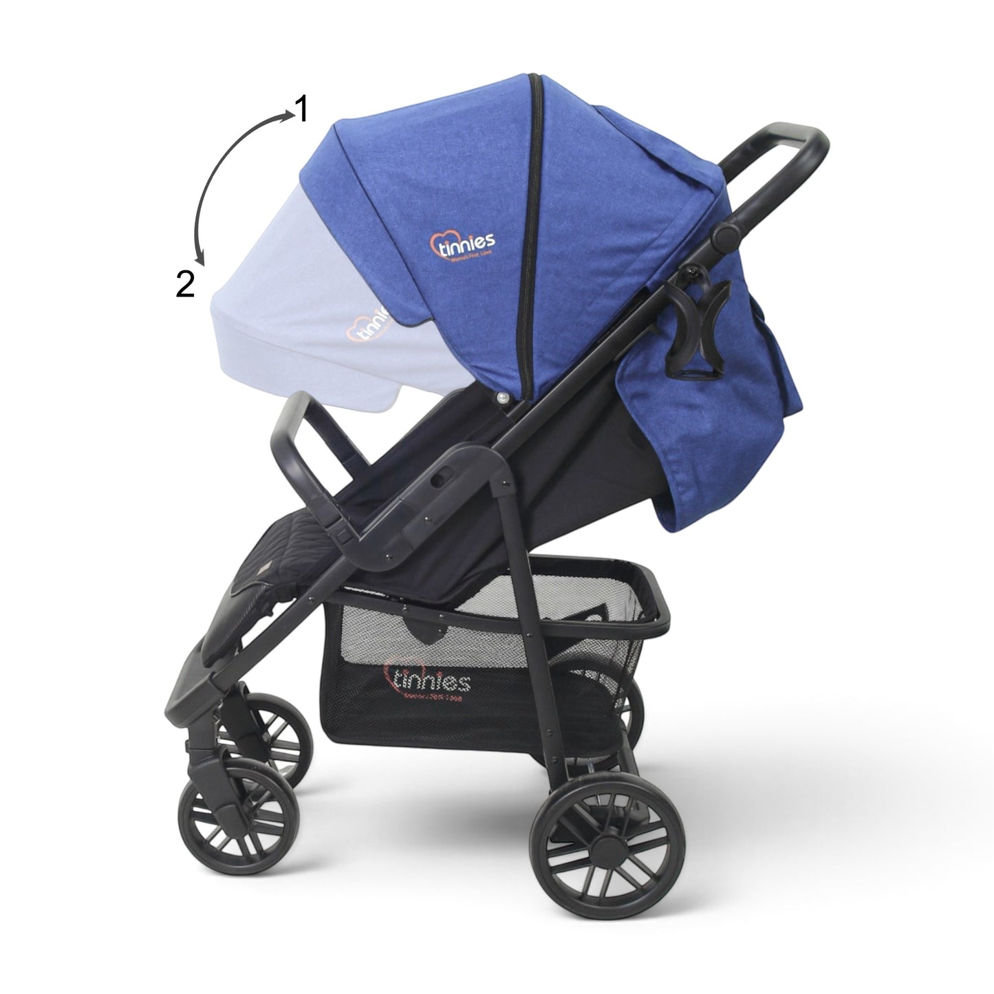 Tinnies Baby Stroller - Black