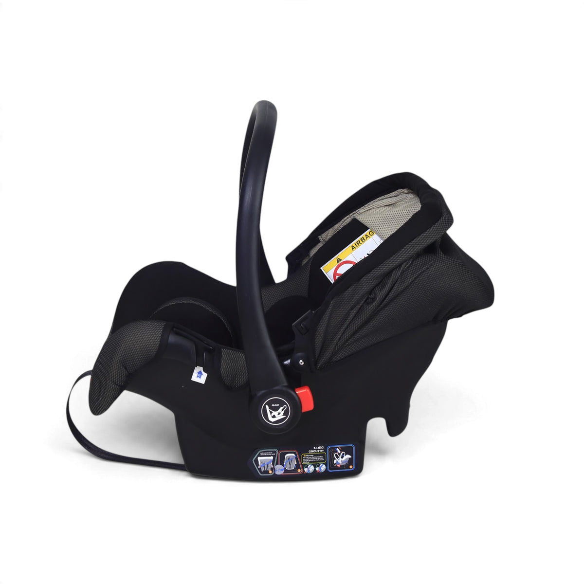 TINNIES BABY CARRIER & CAR SEAT BLACK