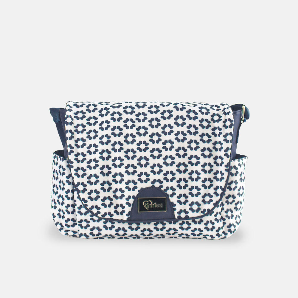 Baby Diaper Bag - Navy Floral