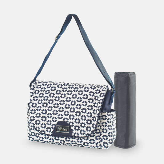 Baby Diaper Bag - Navy Floral