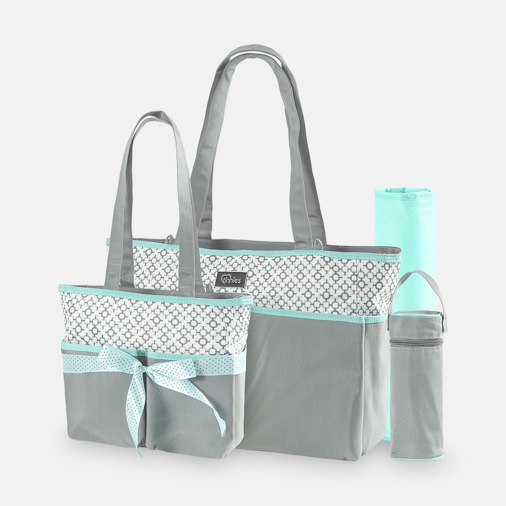 Baby Diaper Bag - Set Textured