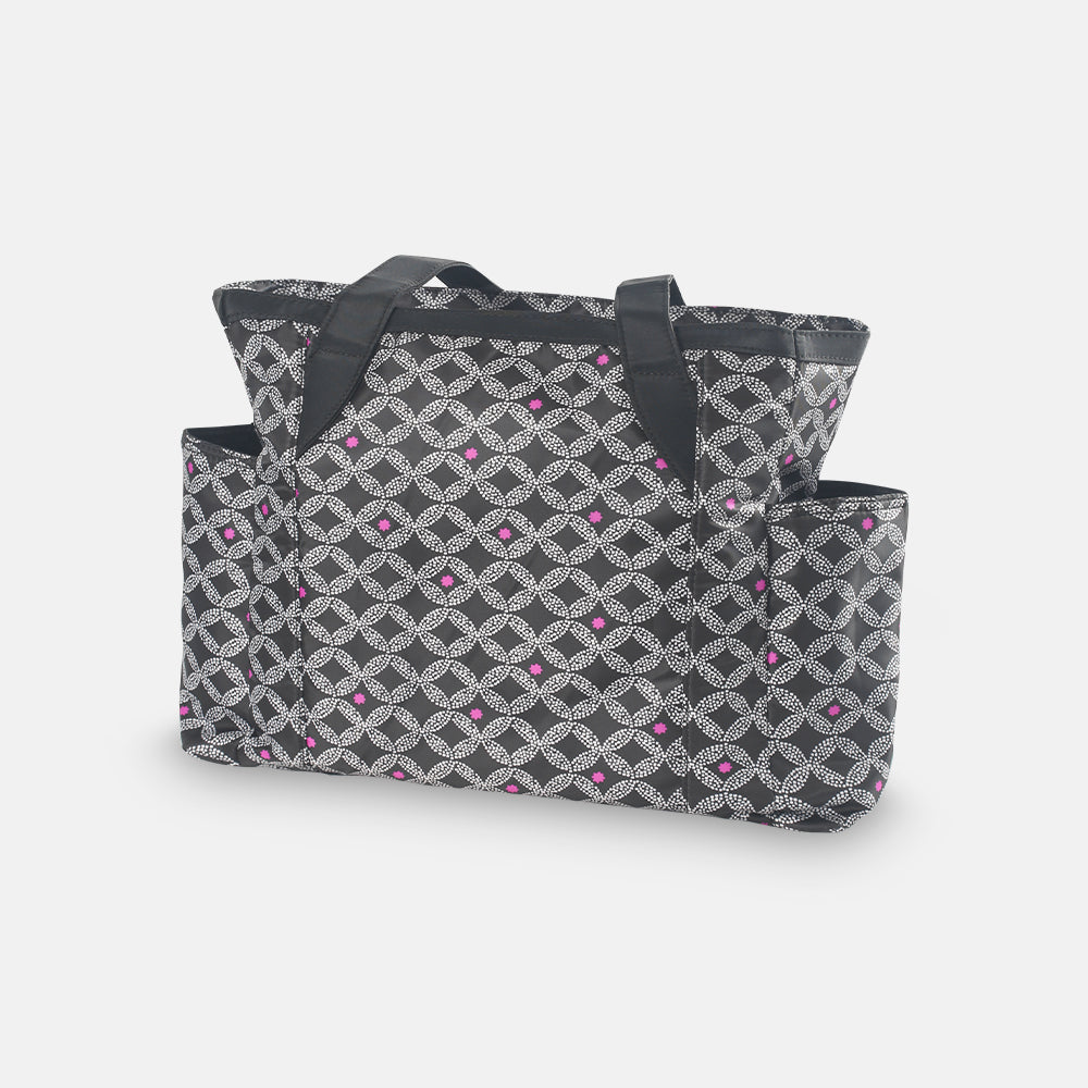 Baby Diaper Bag - Black Printed