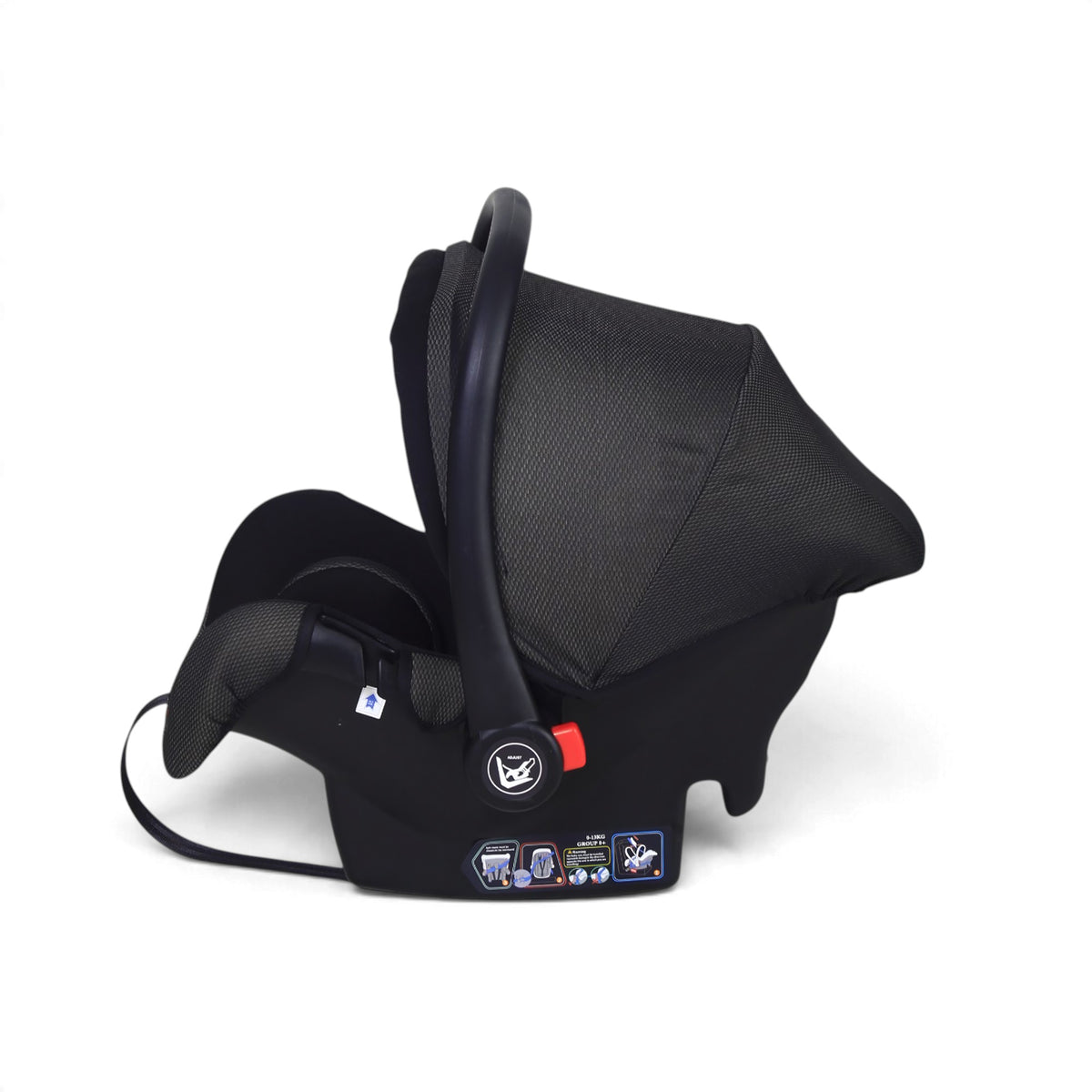 TINNIES BABY CARRIER & CAR SEAT BLACK