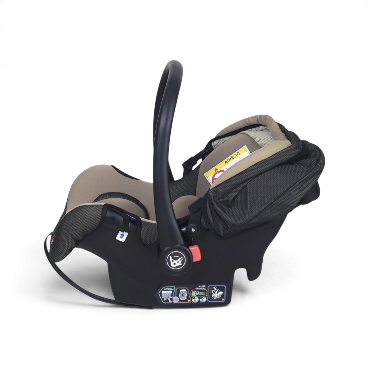 TINNIES BABY CARRIER & CAR SEAT BEIGE