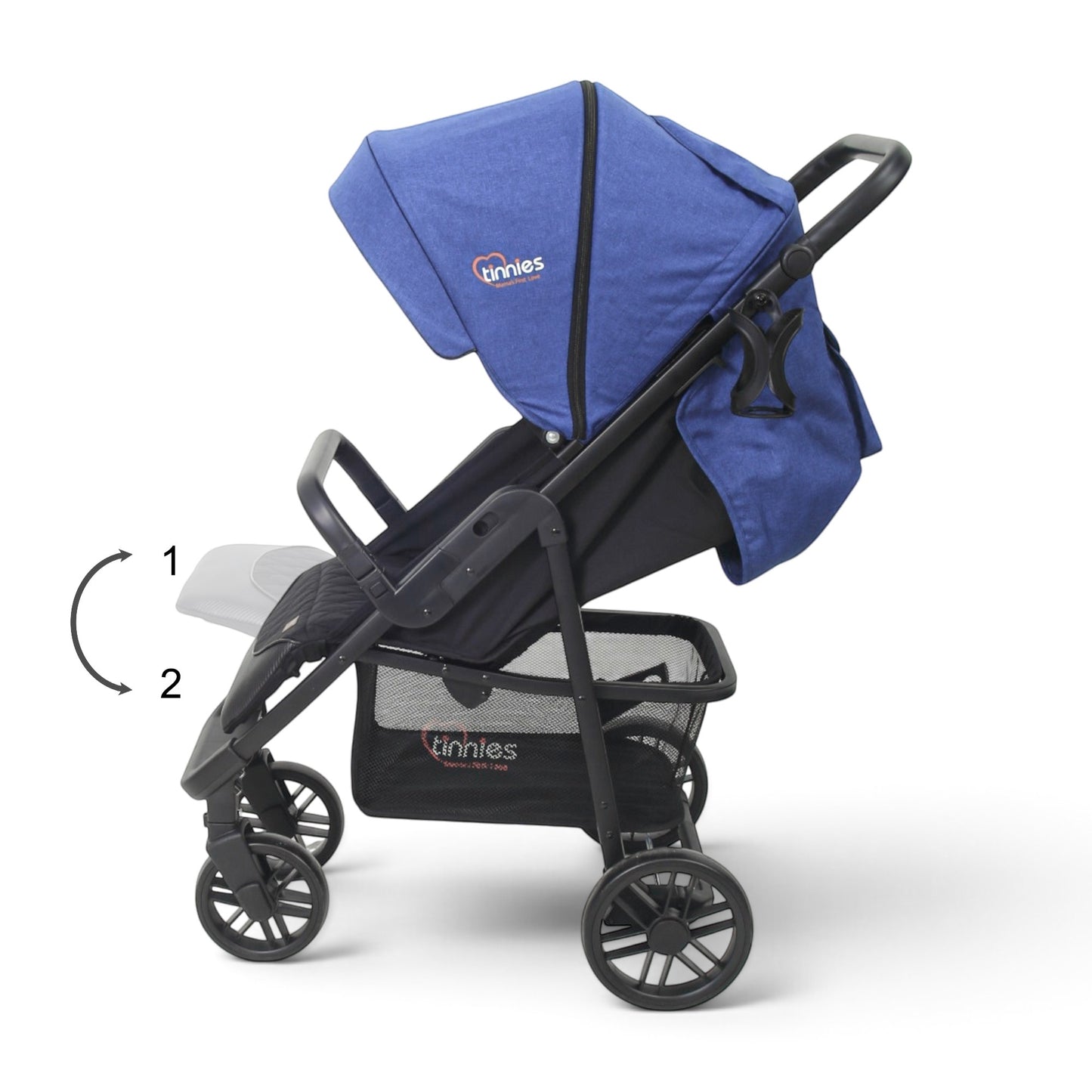Tinnies Baby Stroller - Black