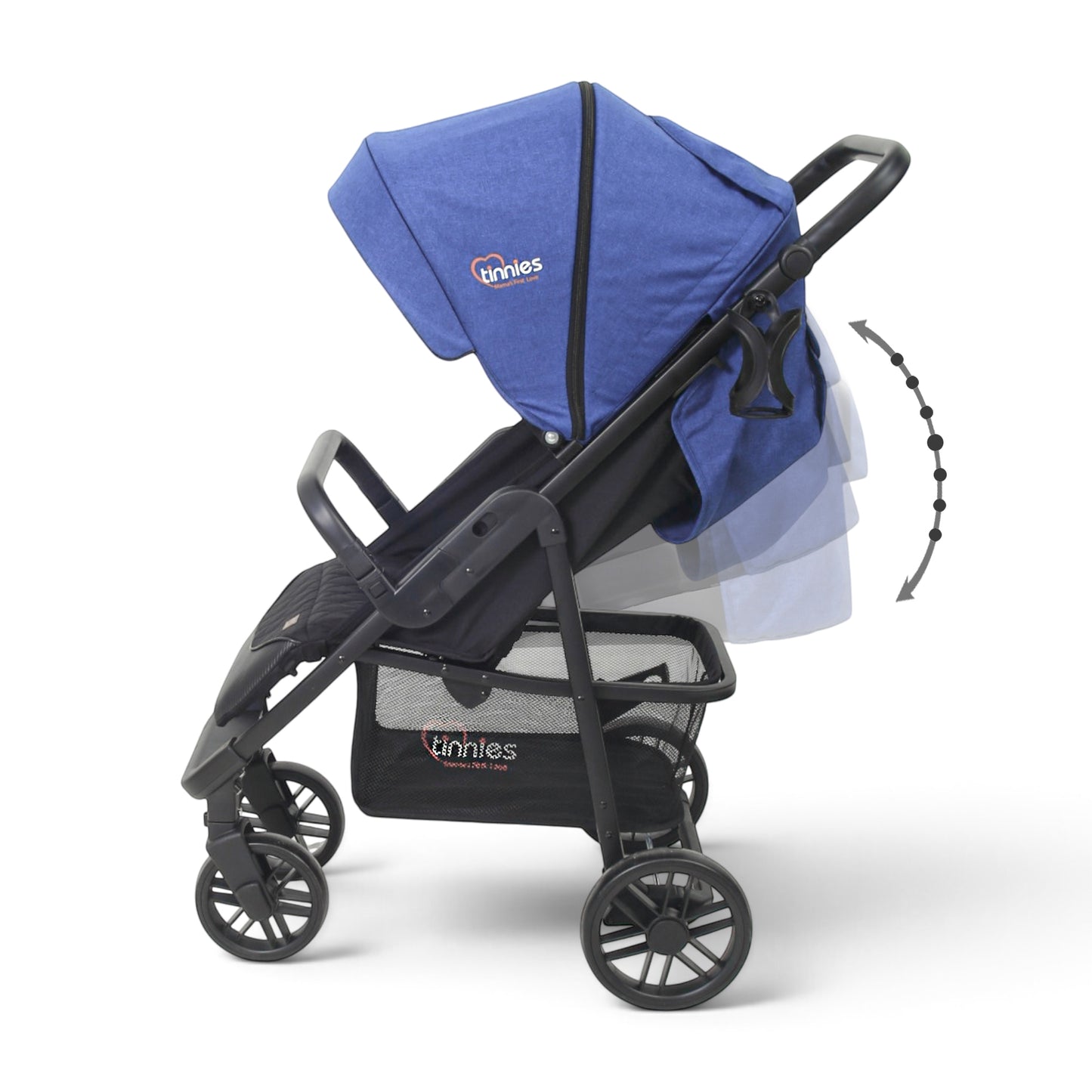 Tinnies Baby Stroller - Black