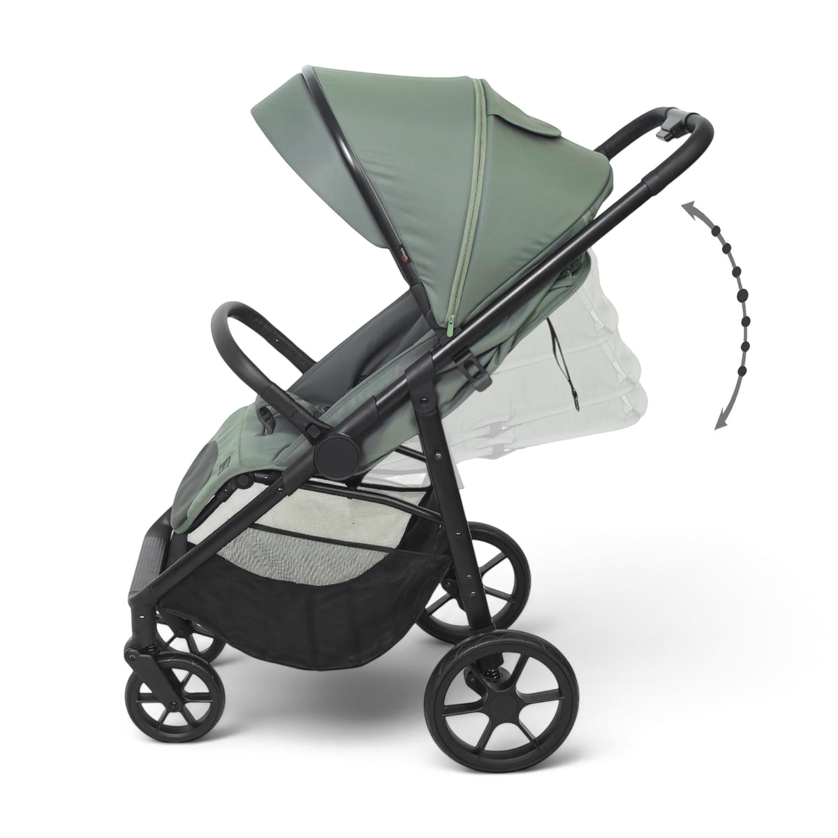 TINNIES BABY STROLLER GREEN