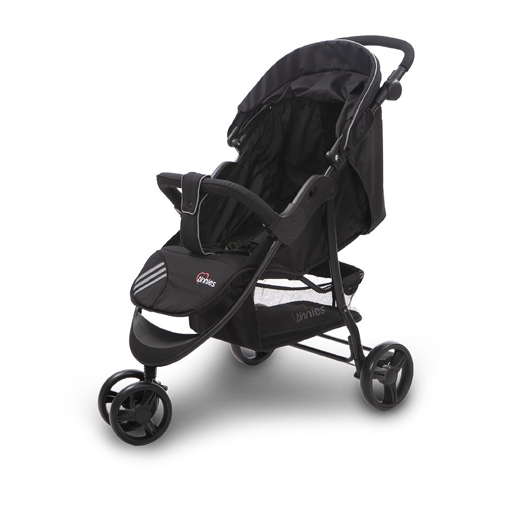 Baby Stroller 3 Wheeler - Black