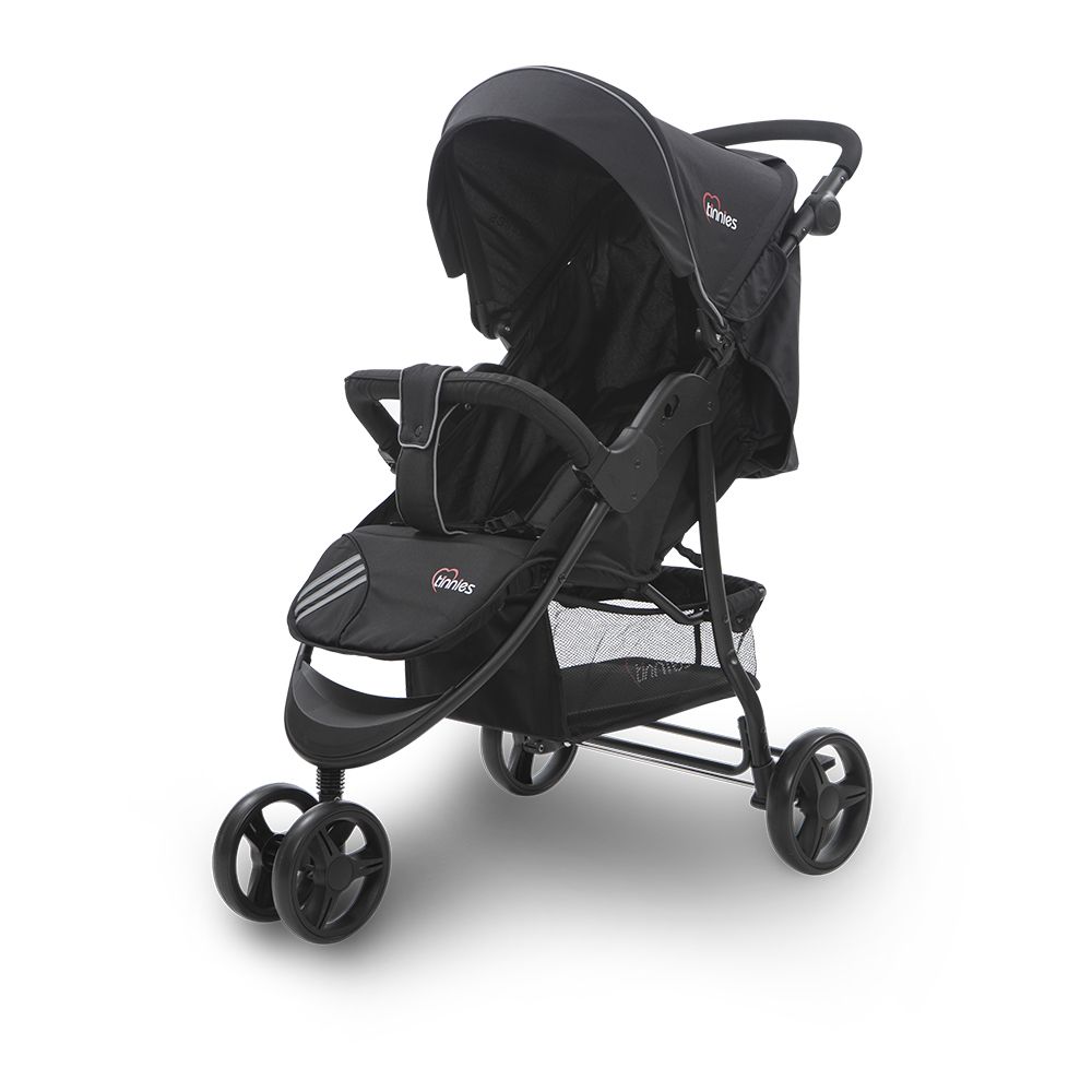 Baby Stroller 3 Wheeler - Black