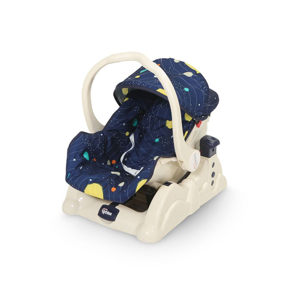 Baby Carry Cot W/ Rocking - Blue Space