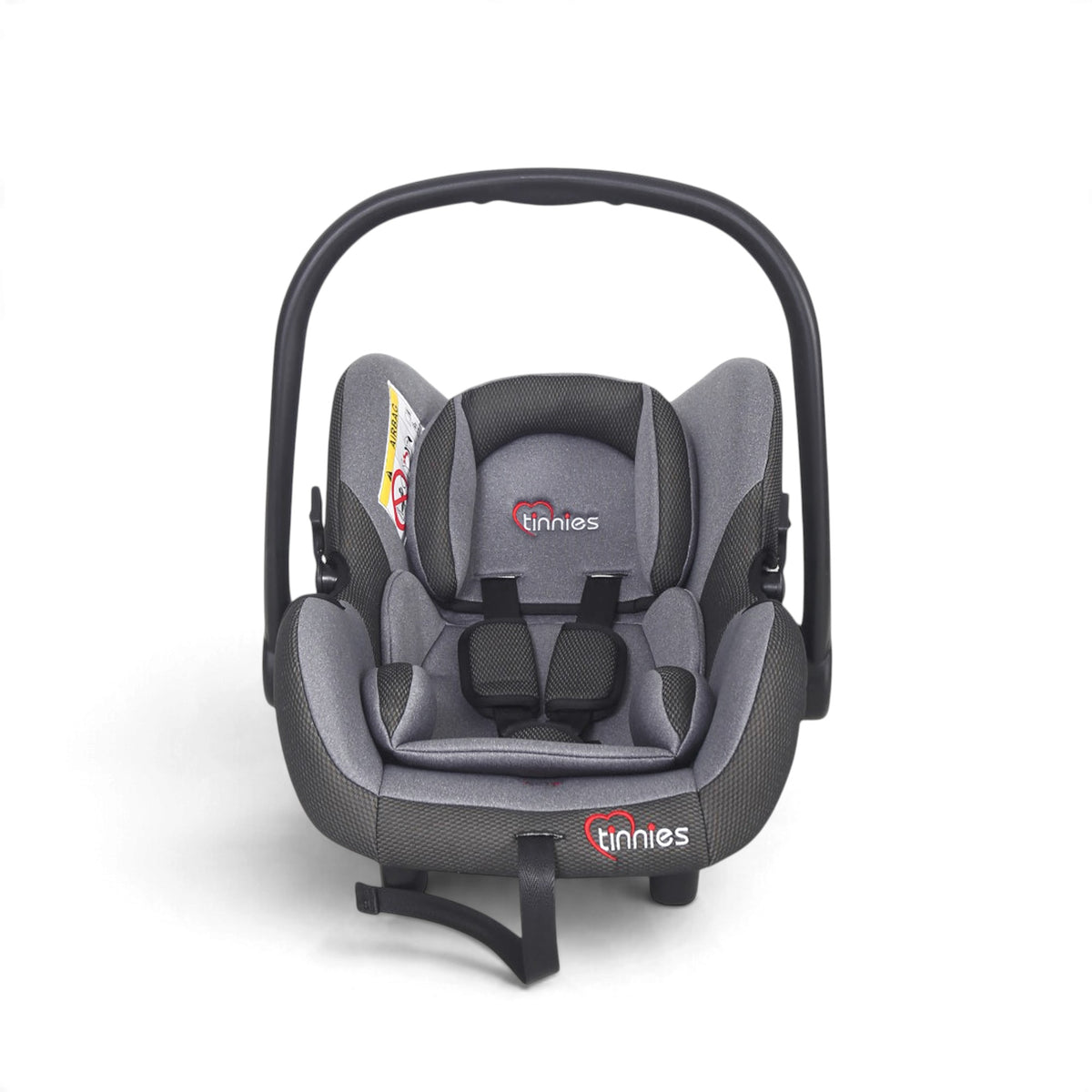 GREY BABY CAR SEAT & CARRIER – REAR-FACING, COMFORTABLE & SECURE