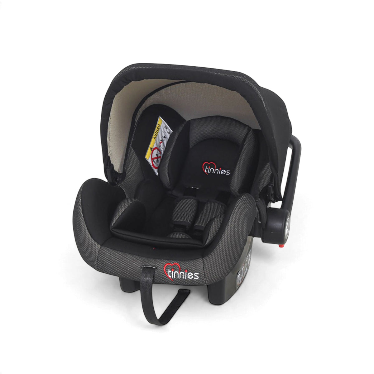 TINNIES BABY CARRIER & CAR SEAT BLACK