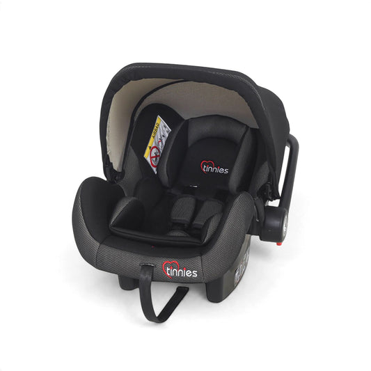 TINNIES BABY CARRIER & CAR SEAT BLACK