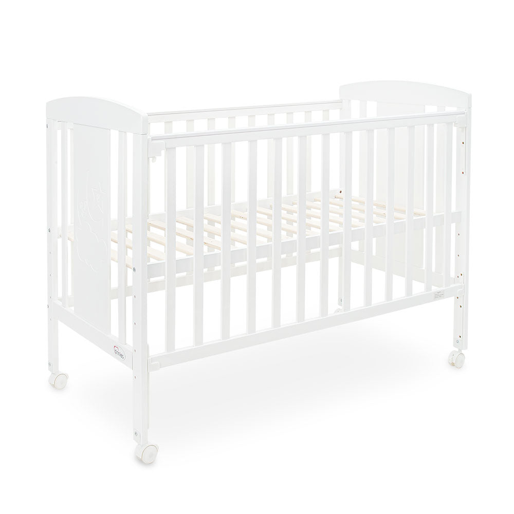 Wooden Cot - White