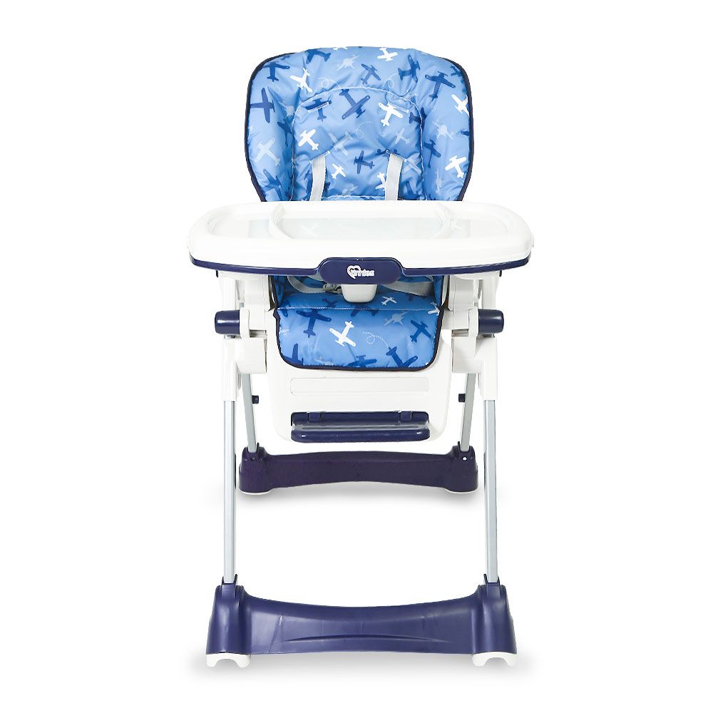 Baby High Chair Aeroplane - Blue