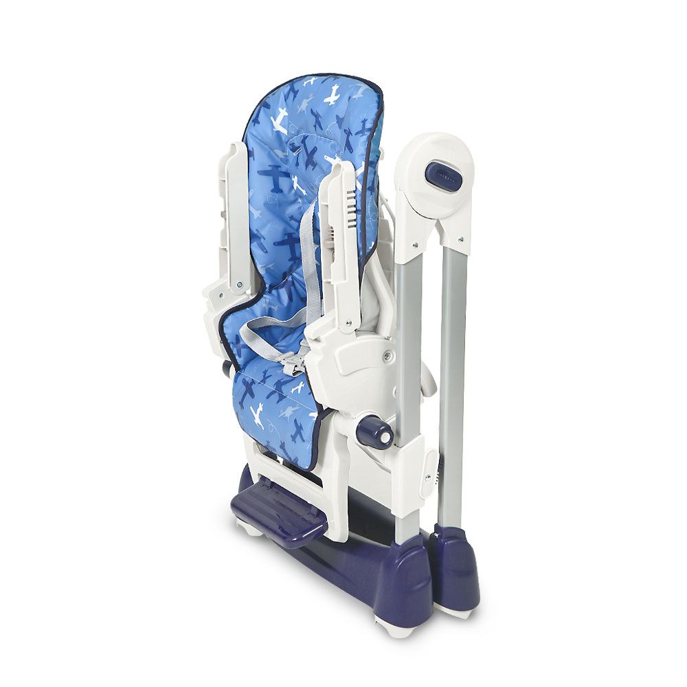 Baby High Chair Aeroplane - Blue