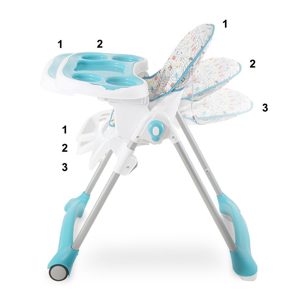 Baby High Chair - Blue