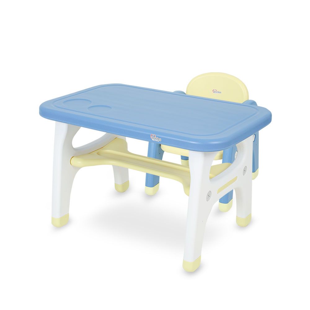 Children Table Set Blue/Yellow