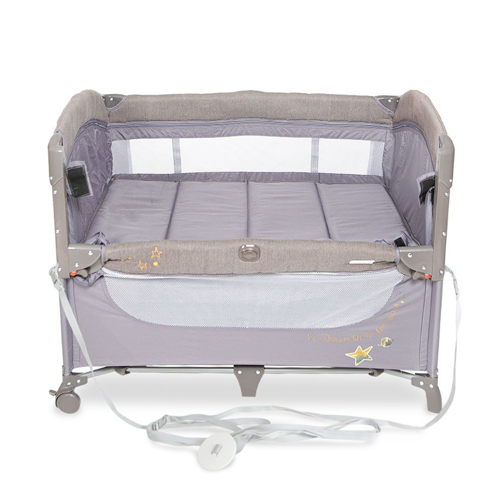 Drop Side Play Pen - Grey