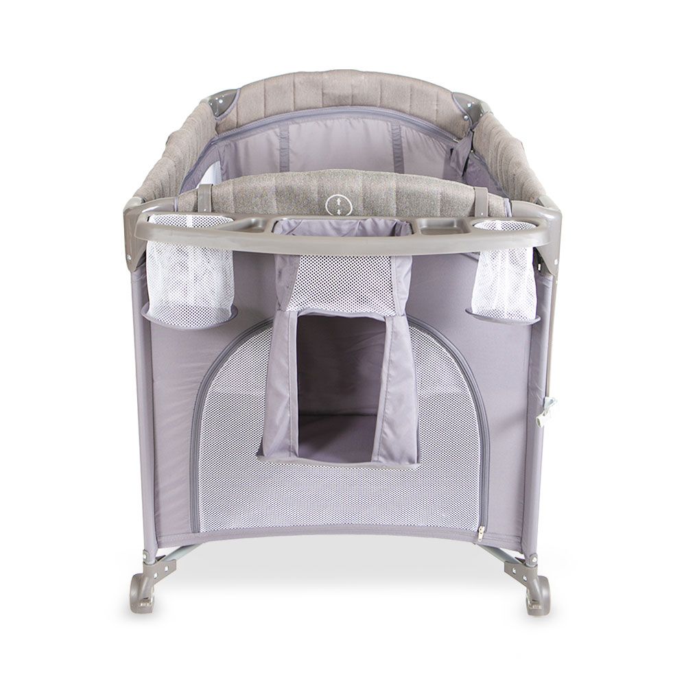 Drop Side Play Pen - Grey