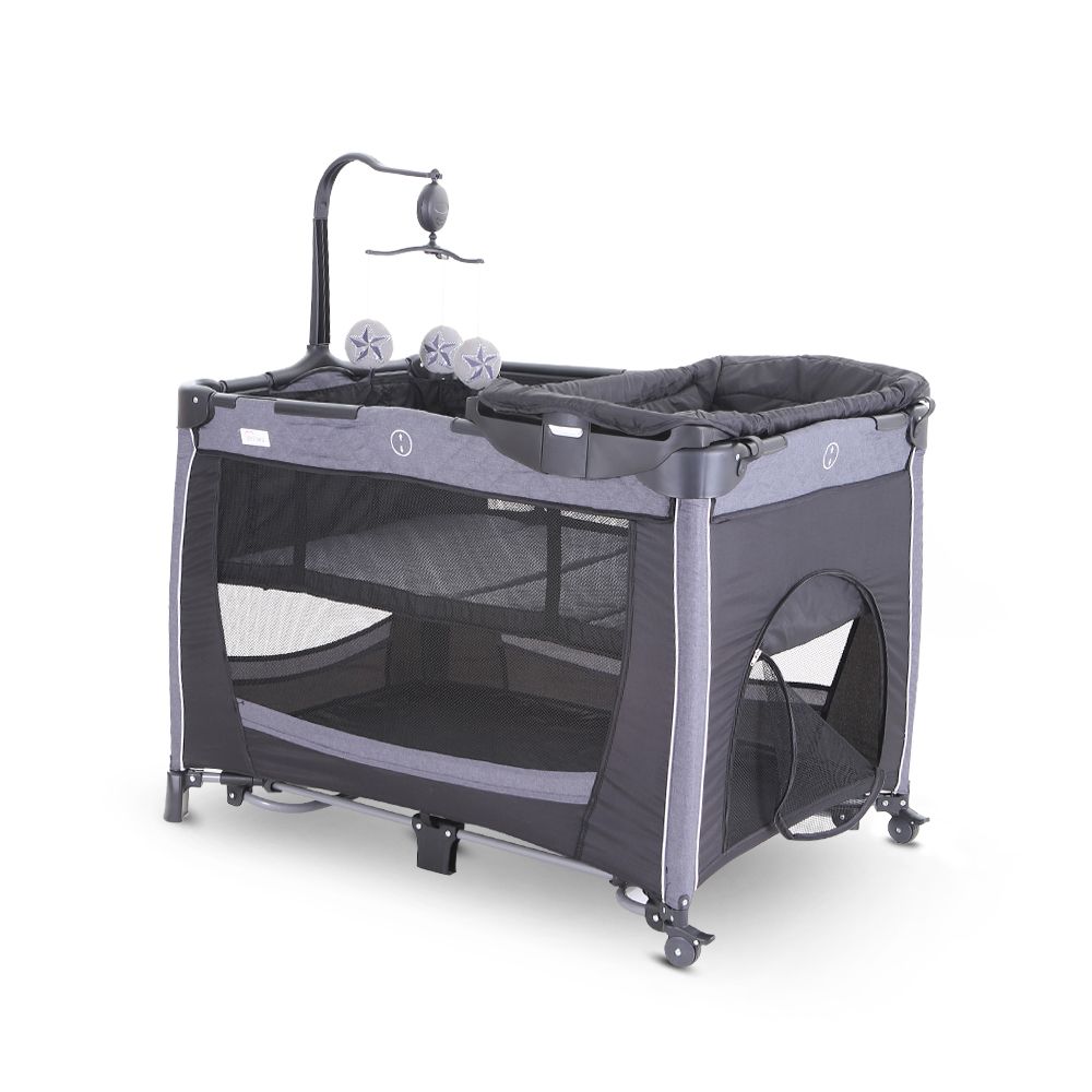 Baby Playpen Black– Tinnies - Main Image